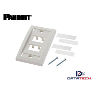 Face plate de 4 puertos Iconeable blanco CFPE4IWY Panduit Pannet