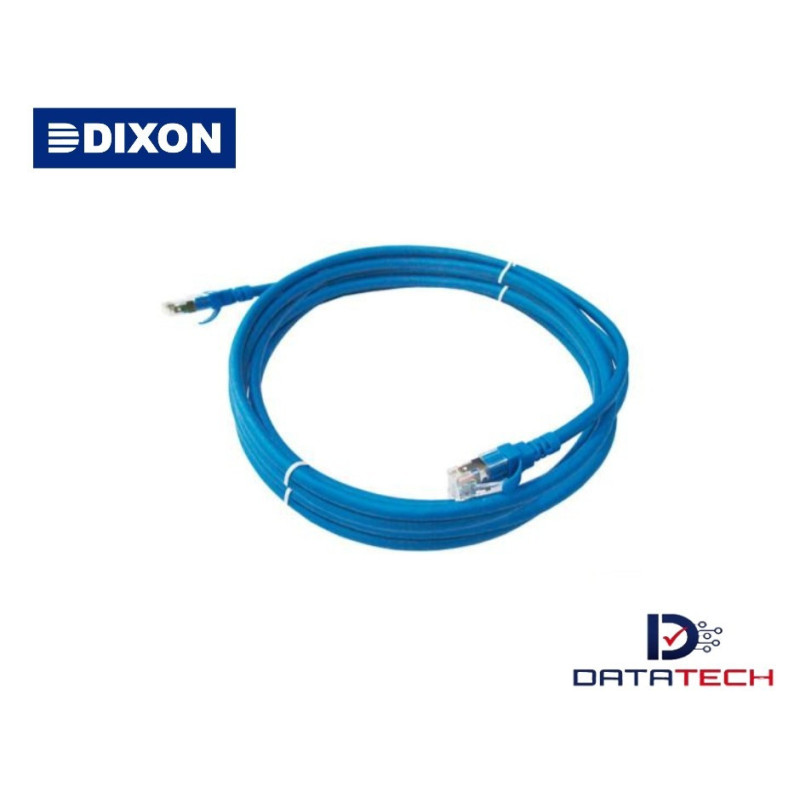 Cable Patch Cord UTP Cat. 5e color azul 24 AWG  0.3 mtrs URT4EM4Y/0.3MB6 Dixon