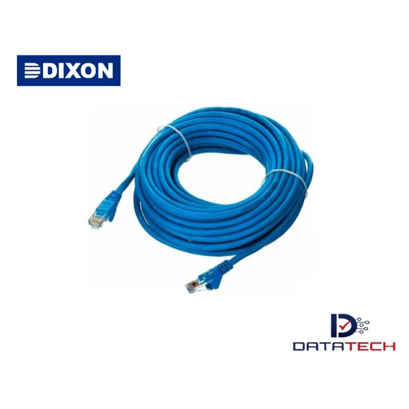 Cable Patch Cord UTP Cat. 5e color azul 24 AWG 10 mtrs | URT4EM4Y/10M4B6 | Dixon