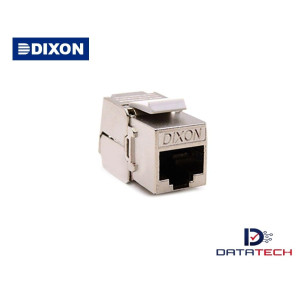 Jack RJ-45 Cat. 6A De Poncheo color metalico 6AKJ18F DIxon