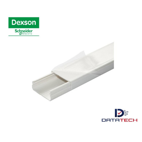 DXN10101 | Canaleta de pared 32x12 color blanco sin adhesivo schneider-Dexson