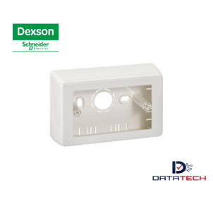 DXN5011S | Caja Plastica Toma datos Blanca 4x2 schneider-Dexson