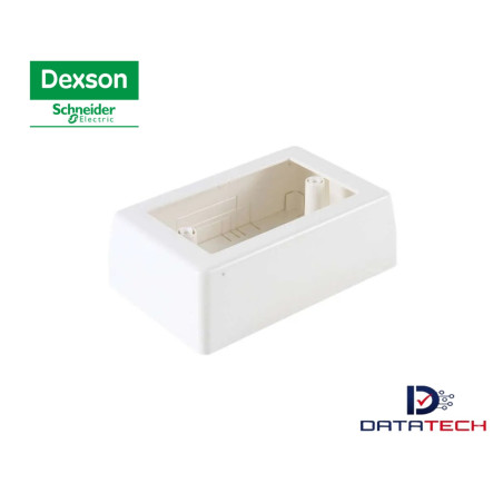 DXN5011S | Caja Plastica Toma datos Blanca 4x2 schneider-Dexson