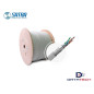0212072101 | Cable de red Sólido SF/UTP PVC Categoría 6 color gris de 23 AWG-Satra