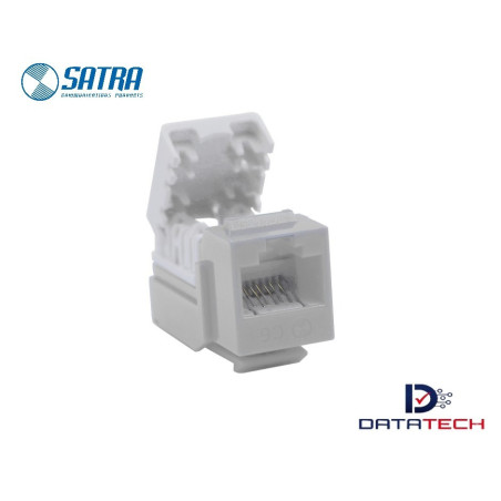 0102010005 | Jack Modular RJ45 Categoría 6 color blanco-Satra