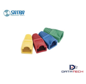 0111060004 | Capuchas para Conector Plug RJ45 Paquete x100 unidades-Satra