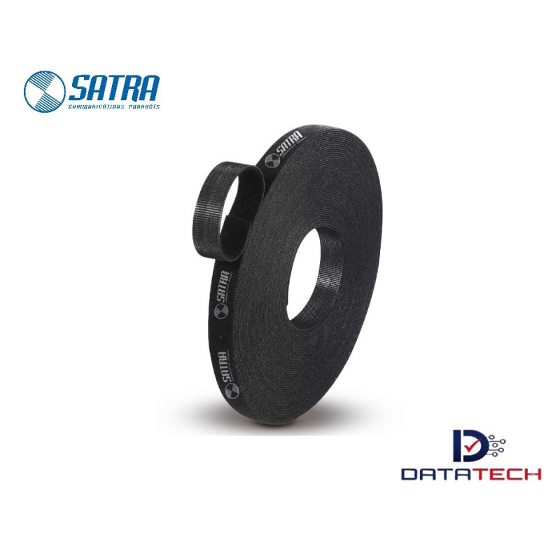 1703012020 | Cinta Adhesivo velcro color negro Dos Caras / Easy Cut-Satra