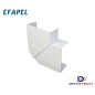 10073ABR | Accesorio Angulo plano para canaleta 60X16 blanco-Efapel