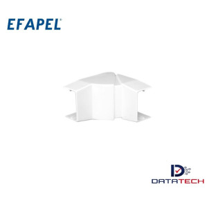 10142ABR | Accesorio Angulo interno para canaleta 75x20 blanco-Efapel
