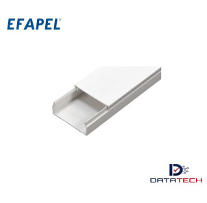 10090RBR | Canaleta de pared 110x50 de 2 Mts Blanca-Efapel