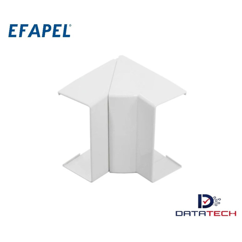 10092RBR | Accesorio Ángulo Interno para Canaleta 110x50 blanco-Efapel