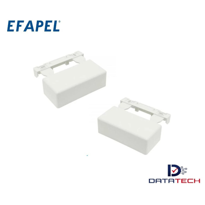 10095RBR | Accesorio Tapa final para Canaleta 110x50 blanco-Efapel