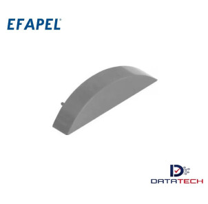 10115ACZ | Accesorio Tapa final para canaleta de piso 50x12 gris-Efapel